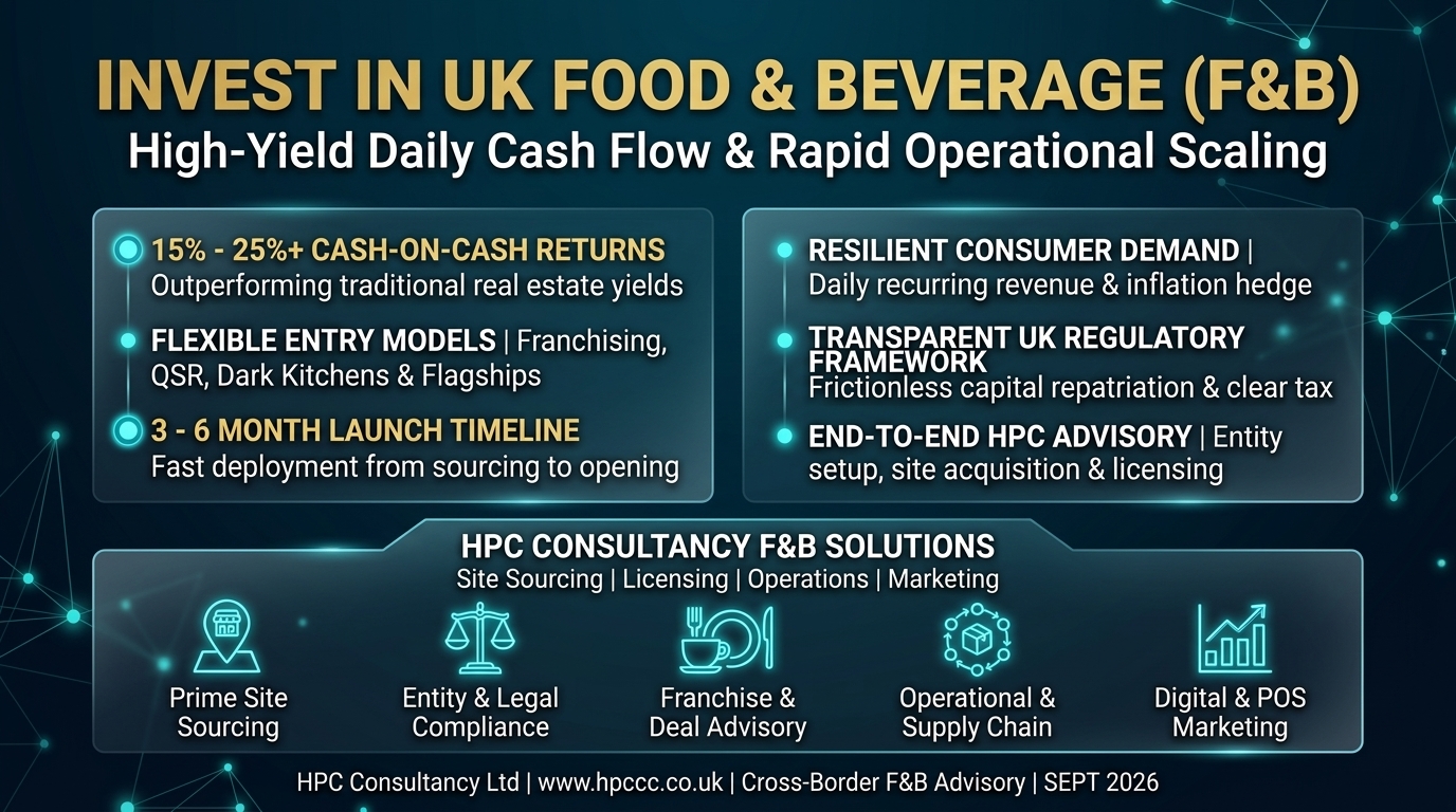Why Rwanda Investors Must Consider the UK Food and Beverage Sector as Their Primary Entry Point